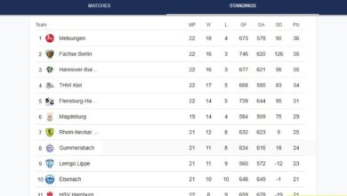 Handball Bundesliga Tabelle